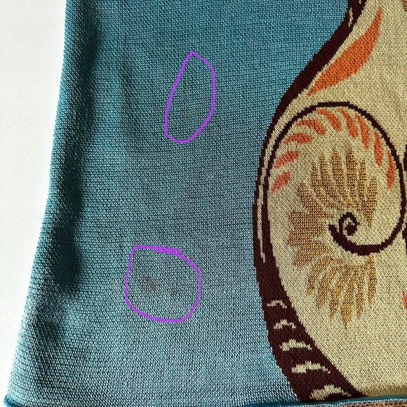 Zara Jacquard Kenia Mini Tunic Dress Womens Blue and Orange Patterned Sz Large - Picture 9 of 12